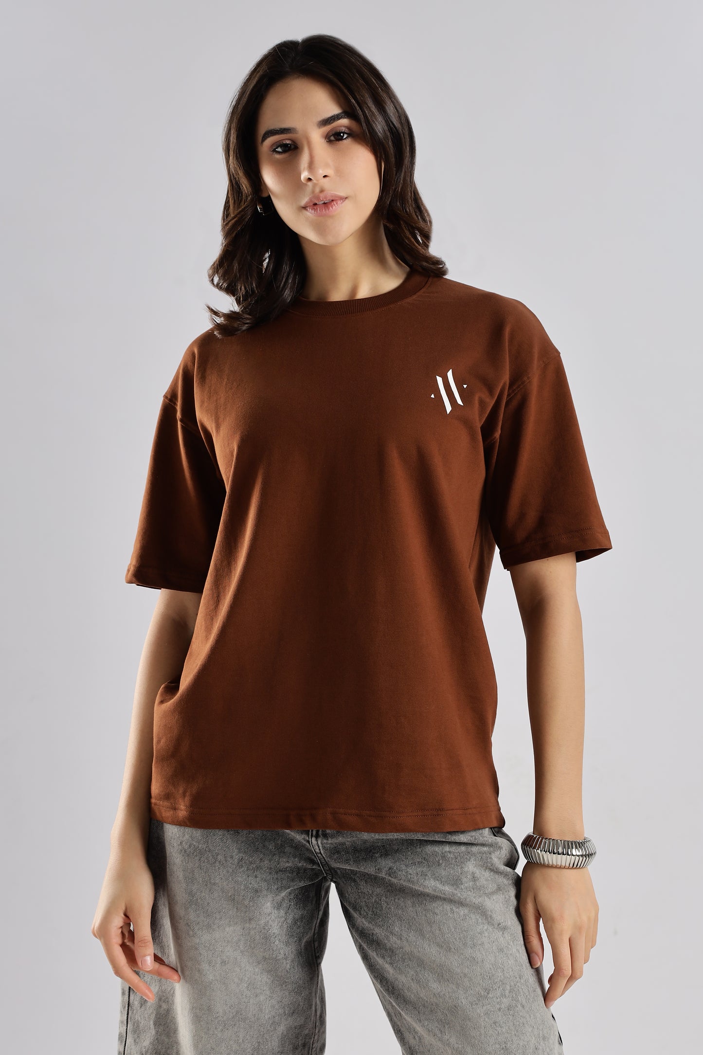 MONOLOGO SERIES - BROWN EDITION - Relaxed Fit Cotton T-Shirt