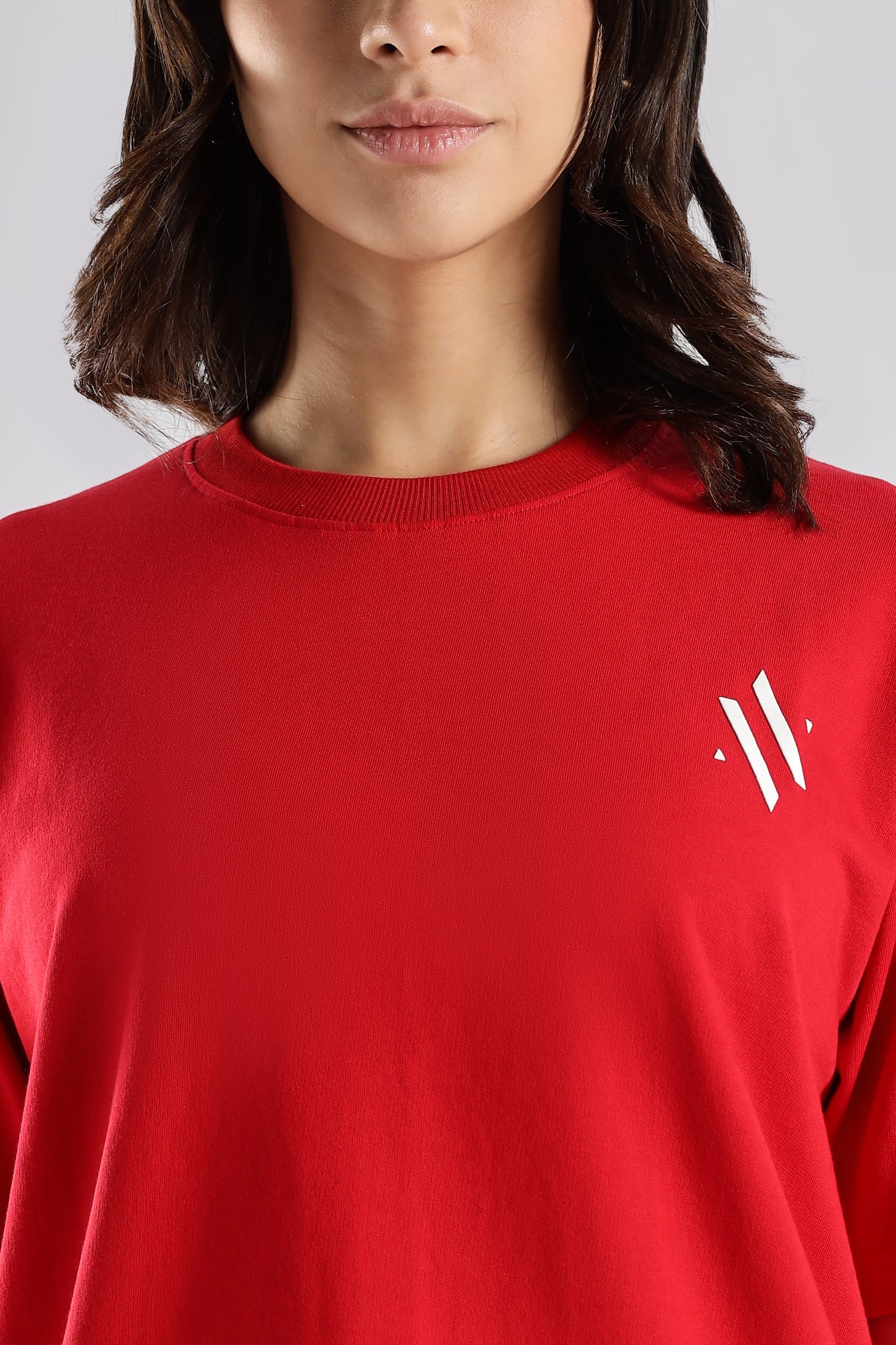 BLOOD MOON - BACK PRINT TEE (RED)- Relaxed Fit Cotton T-Shirt