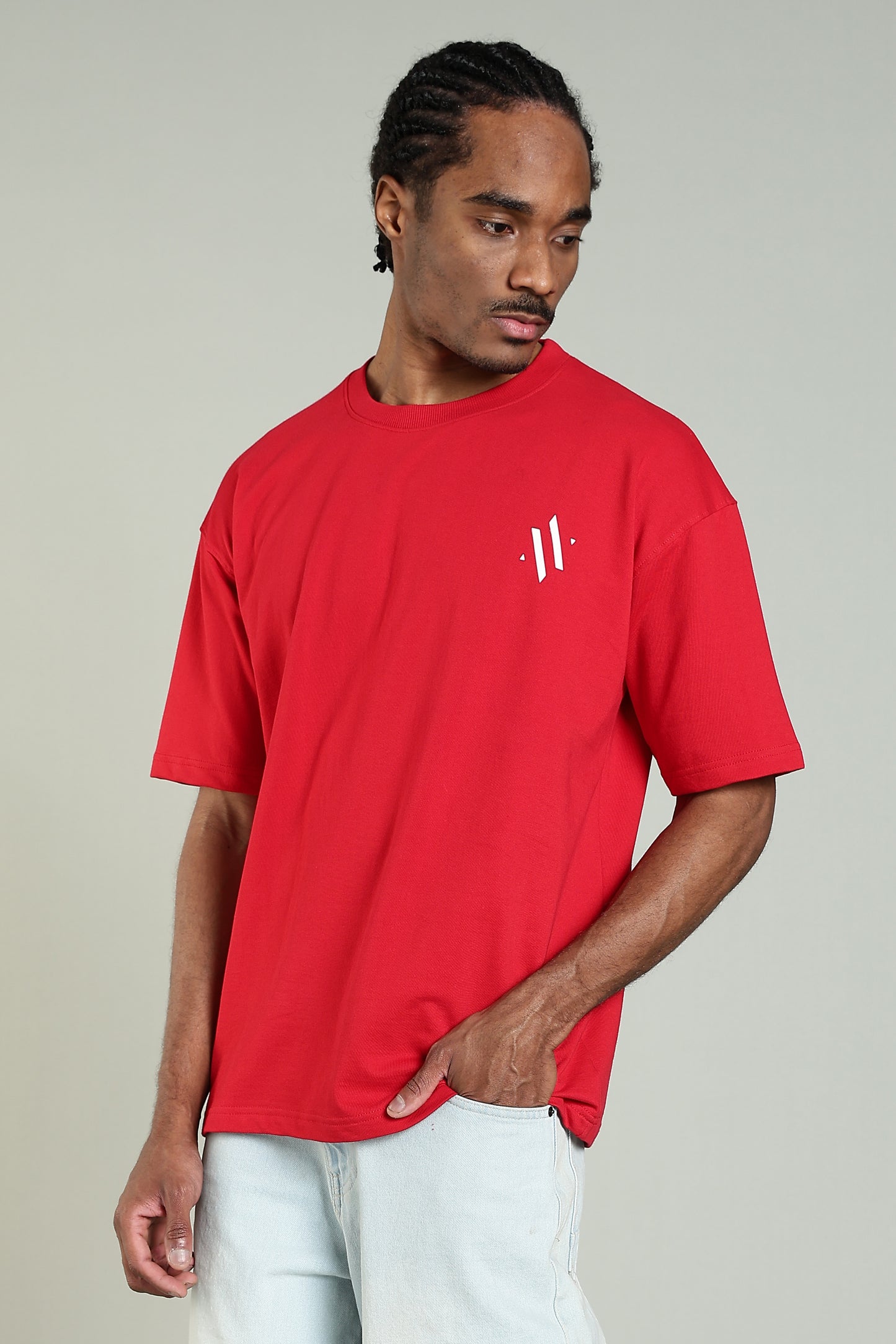 AKATSUKI BLOOD – NARUTO BACK PRINT TEE (RED)- Relaxed Fit Cotton T-Shirt