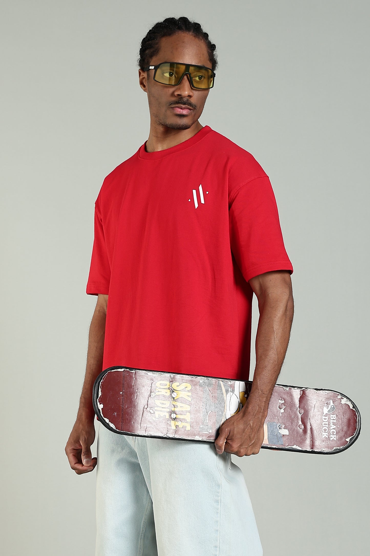 AKATSUKI BLOOD – NARUTO BACK PRINT TEE (RED)- Relaxed Fit Cotton T-Shirt