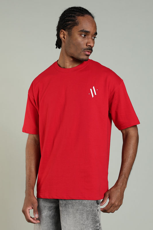 REDCORE - CLEAN LOGO TEE - Relaxed Fit Cotton T-Shirt