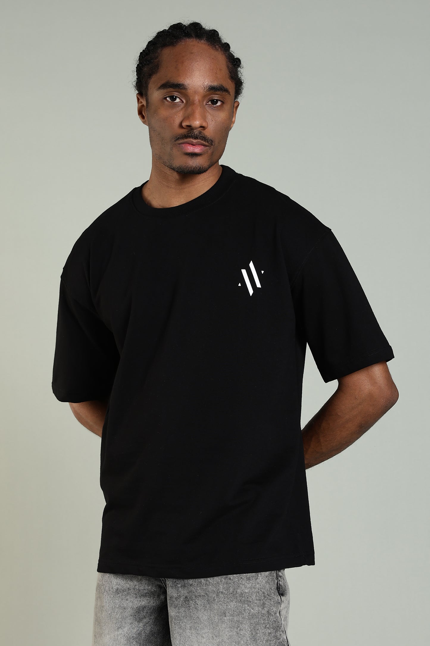 SHADOW NINJA - NARUTO-INSPIRED GRAPHIC TEE(BLACK)- Relaxed Fit Cotton T-Shirt