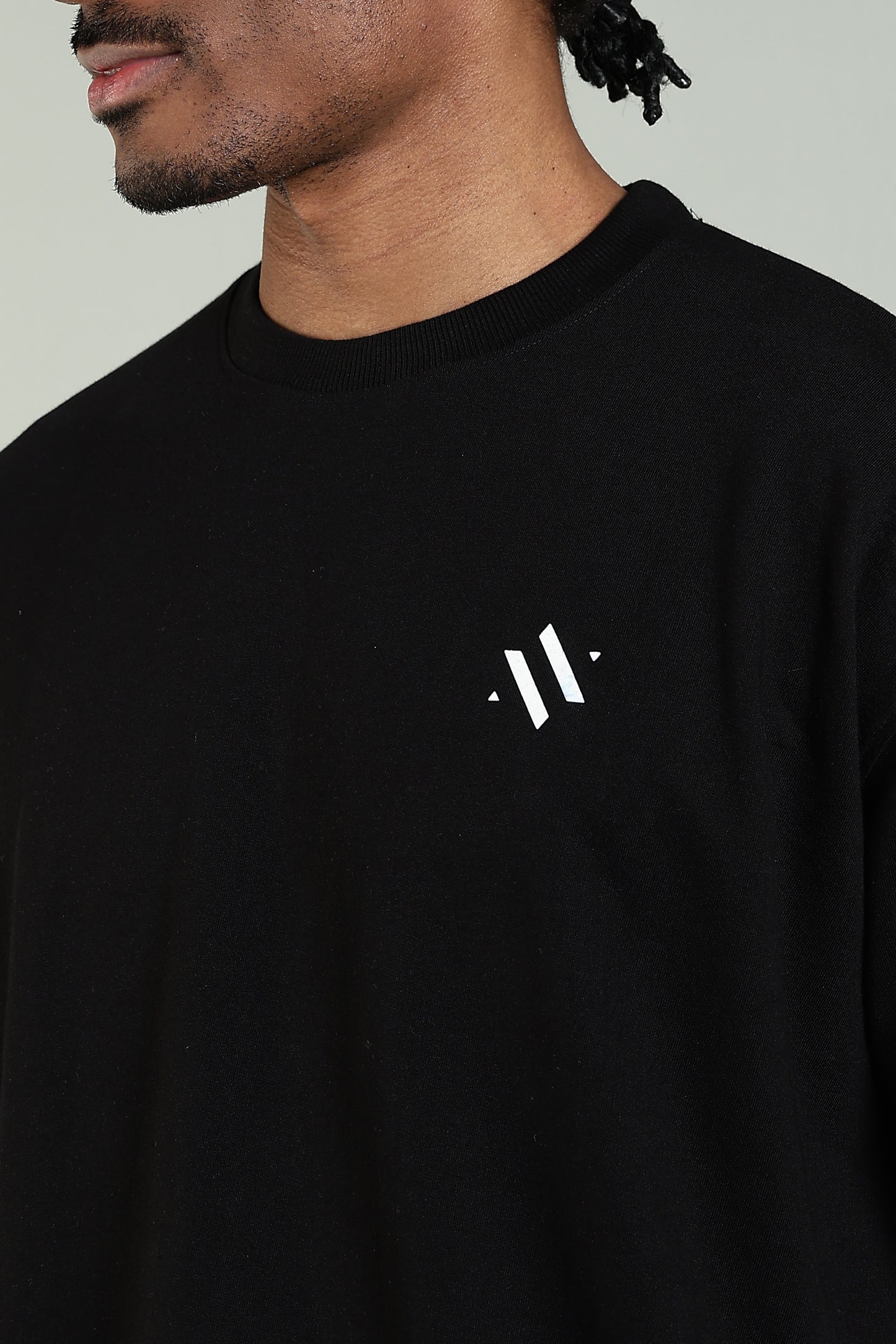 BOLD BASICS – BLACK EDITION - Relaxed Fit Cotton T-Shirt