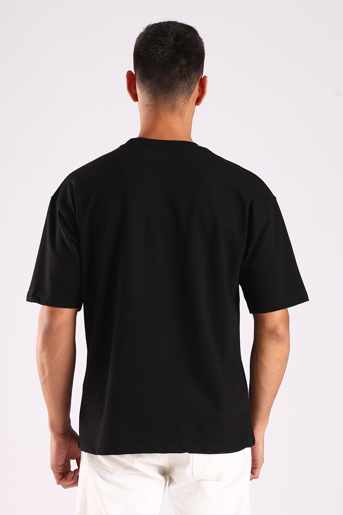 ORIGINALS /// Supreme Black – Relaxed Fit Cotton T-Shirt
