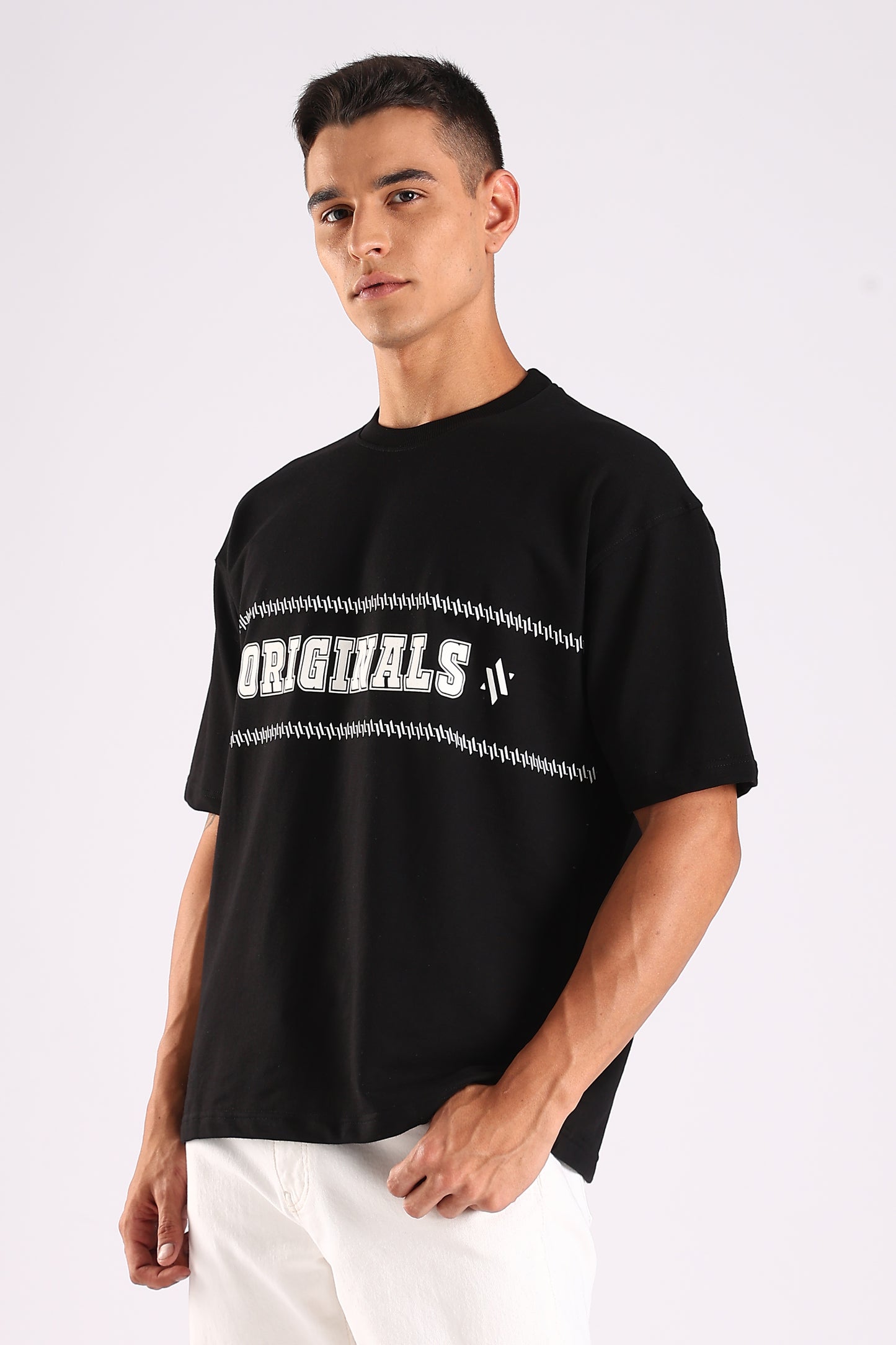 ORIGINALS /// Supreme Black – Relaxed Fit Cotton T-Shirt