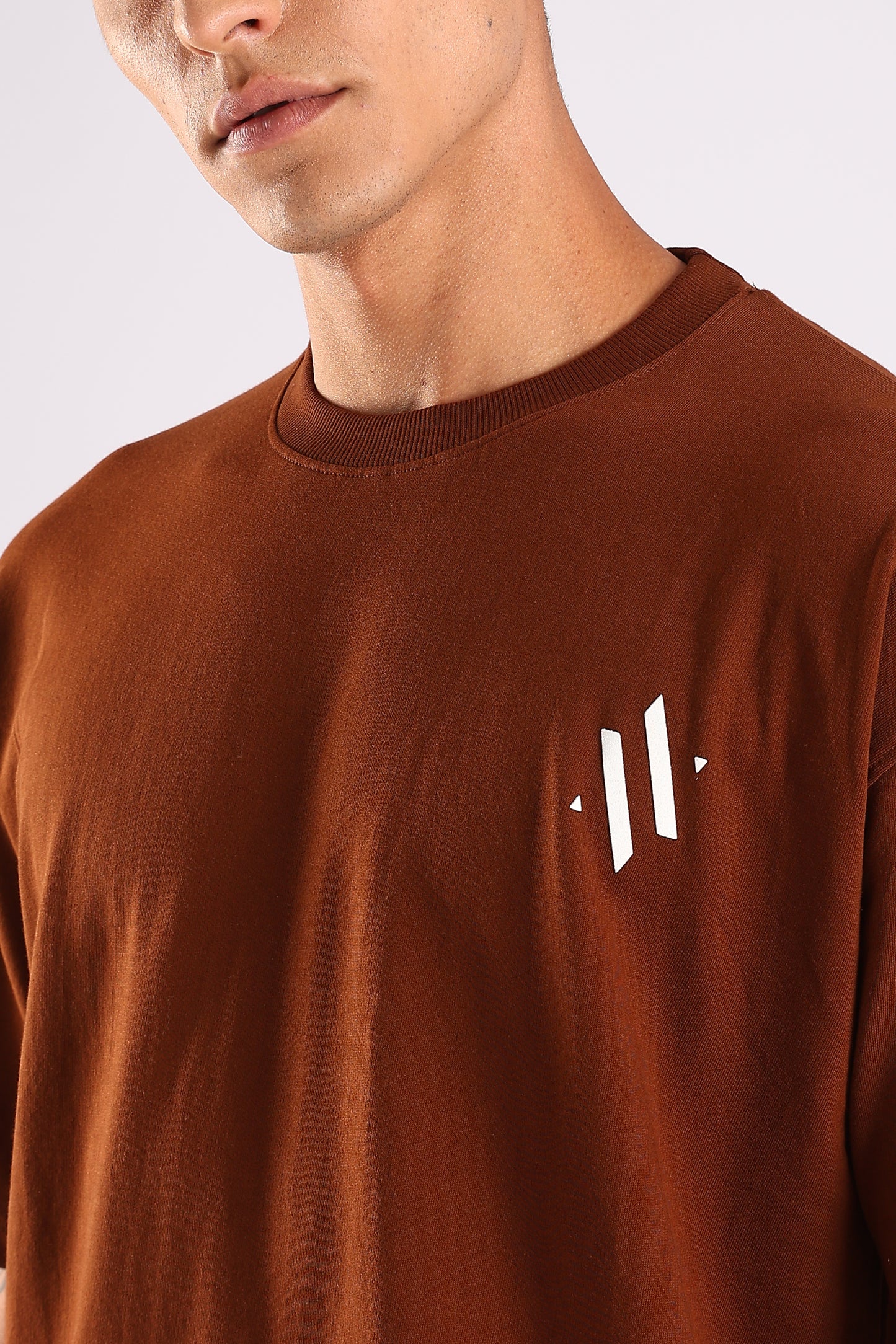 NINJA VISION / BROWN SERIES - Relaxed Fit Cotton T-Shirt
