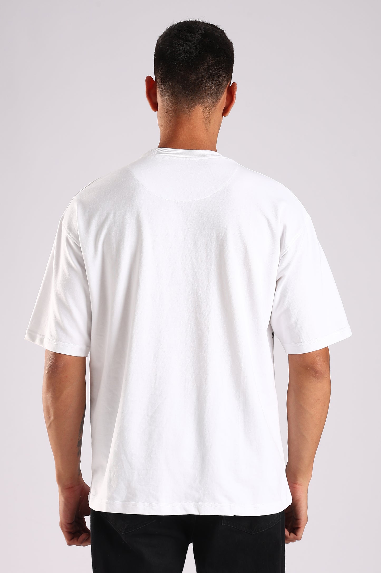 STUDIO WHITE - BY ORIGINALS - Relaxed Fit Cotton T-Shirt