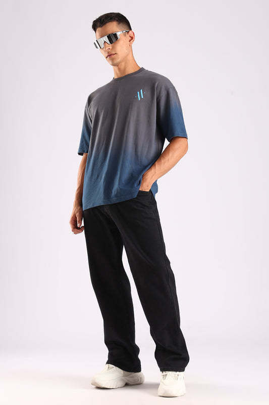 GRAVITY FADE – Bold Contrast Cotton Tee - Relaxed Fit Cotton T-Shirt