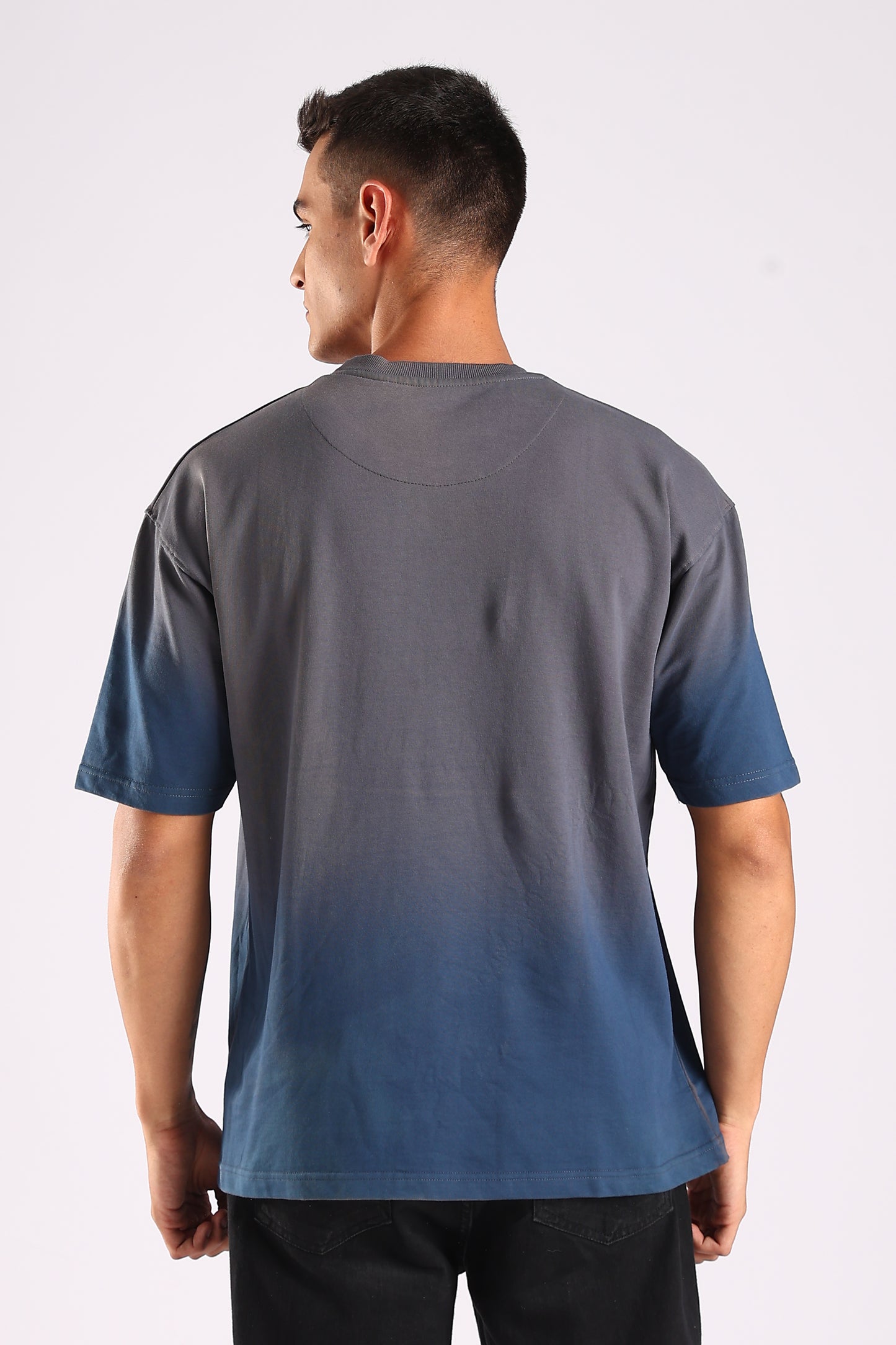 GRAVITY FADE – Bold Contrast Cotton Tee - Relaxed Fit Cotton T-Shirt