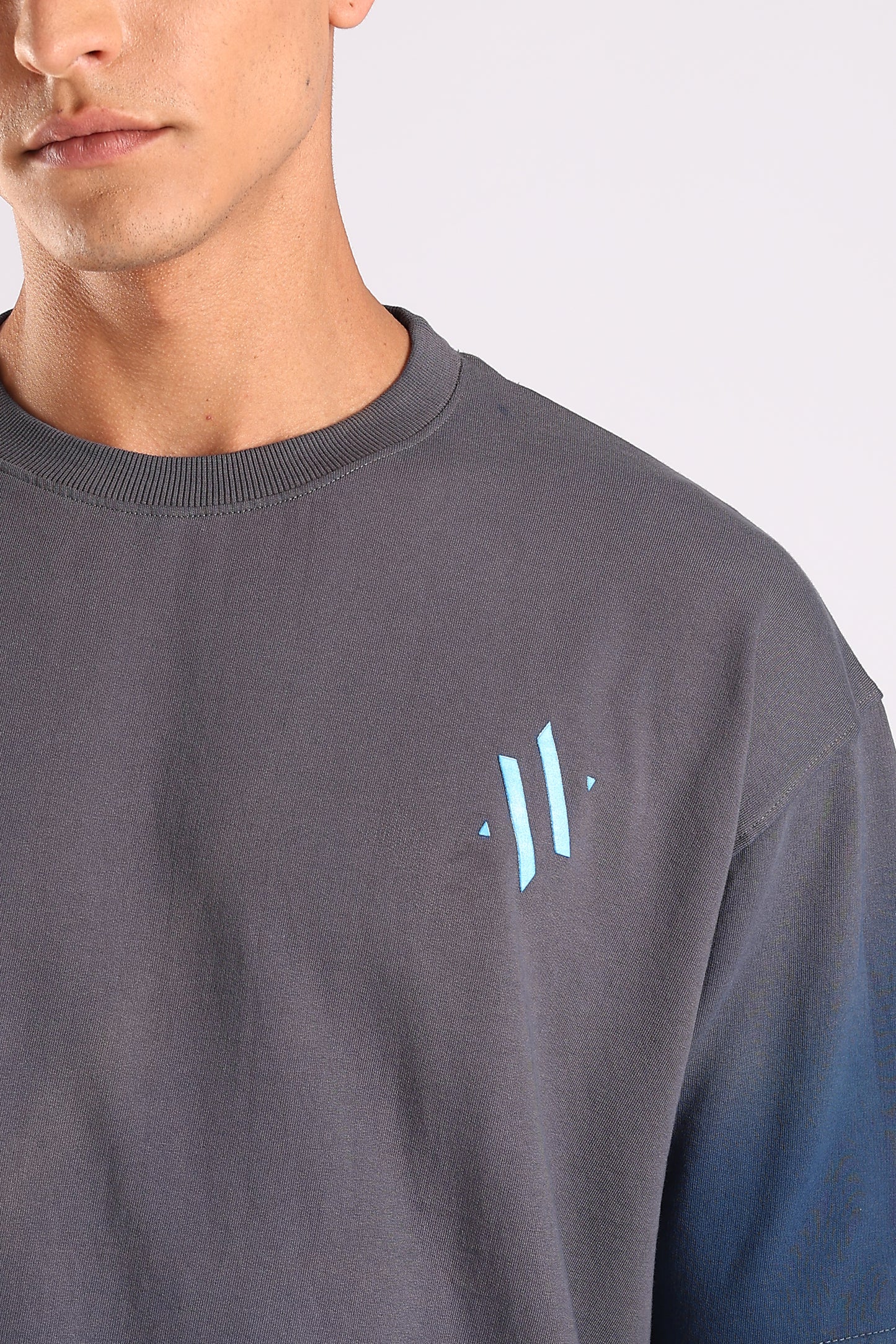 GRAVITY FADE – Bold Contrast Cotton Tee - Relaxed Fit Cotton T-Shirt