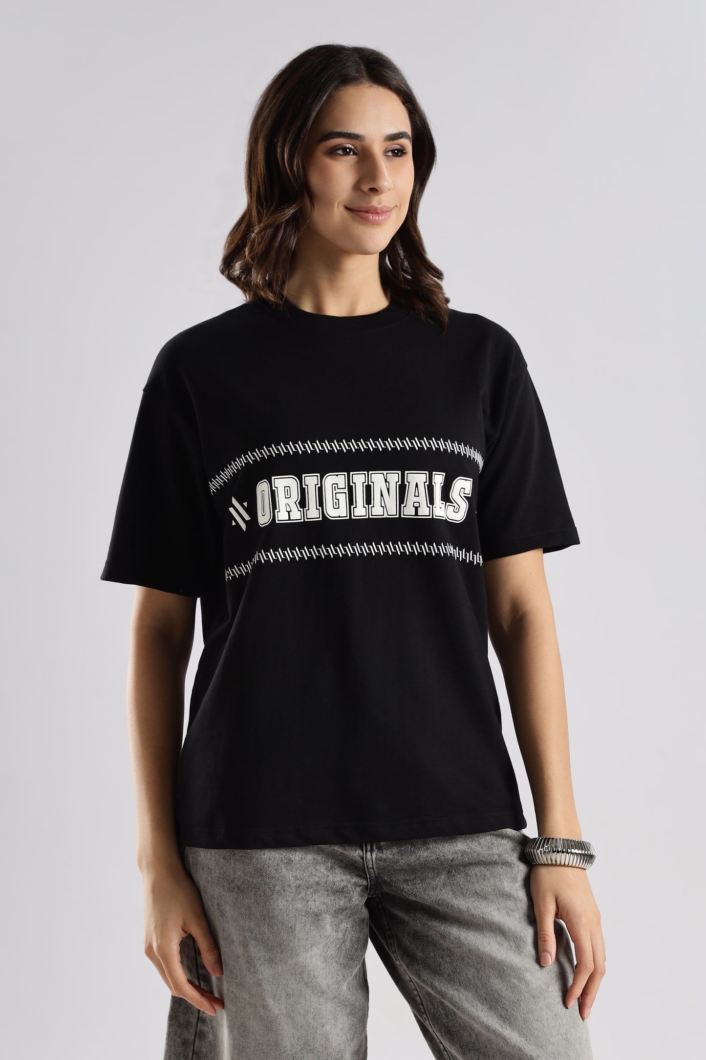 ORIGINALS /// Supreme Black  – Relaxed Fit Cotton T-Shirt