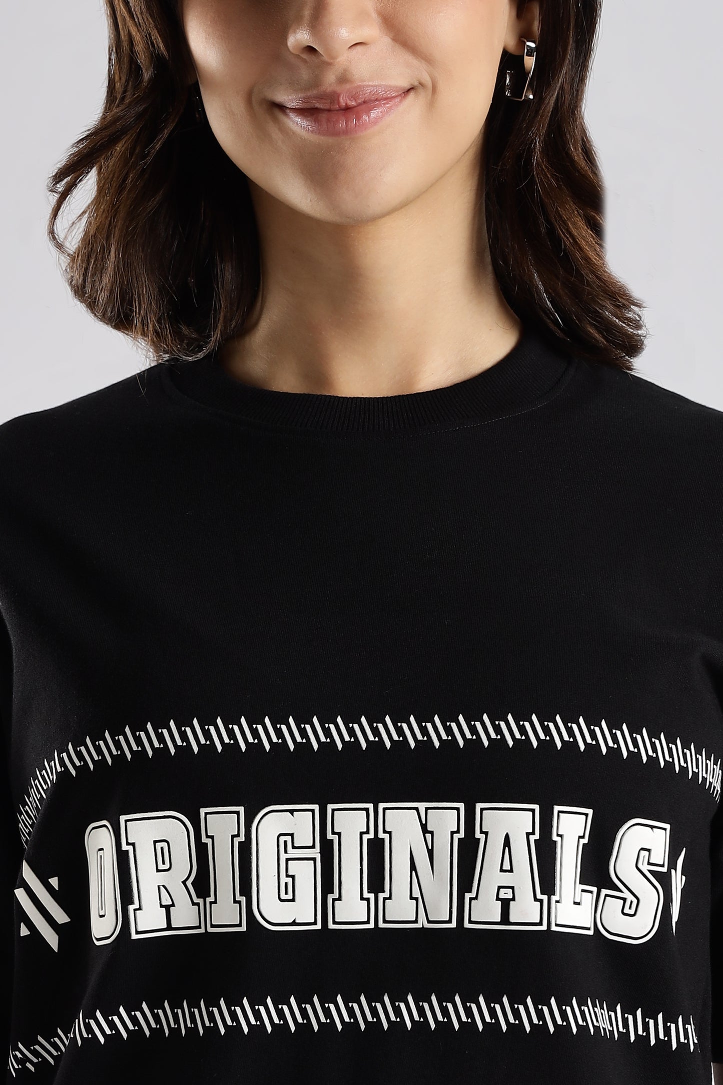 ORIGINALS /// Supreme Black  – Relaxed Fit Cotton T-Shirt