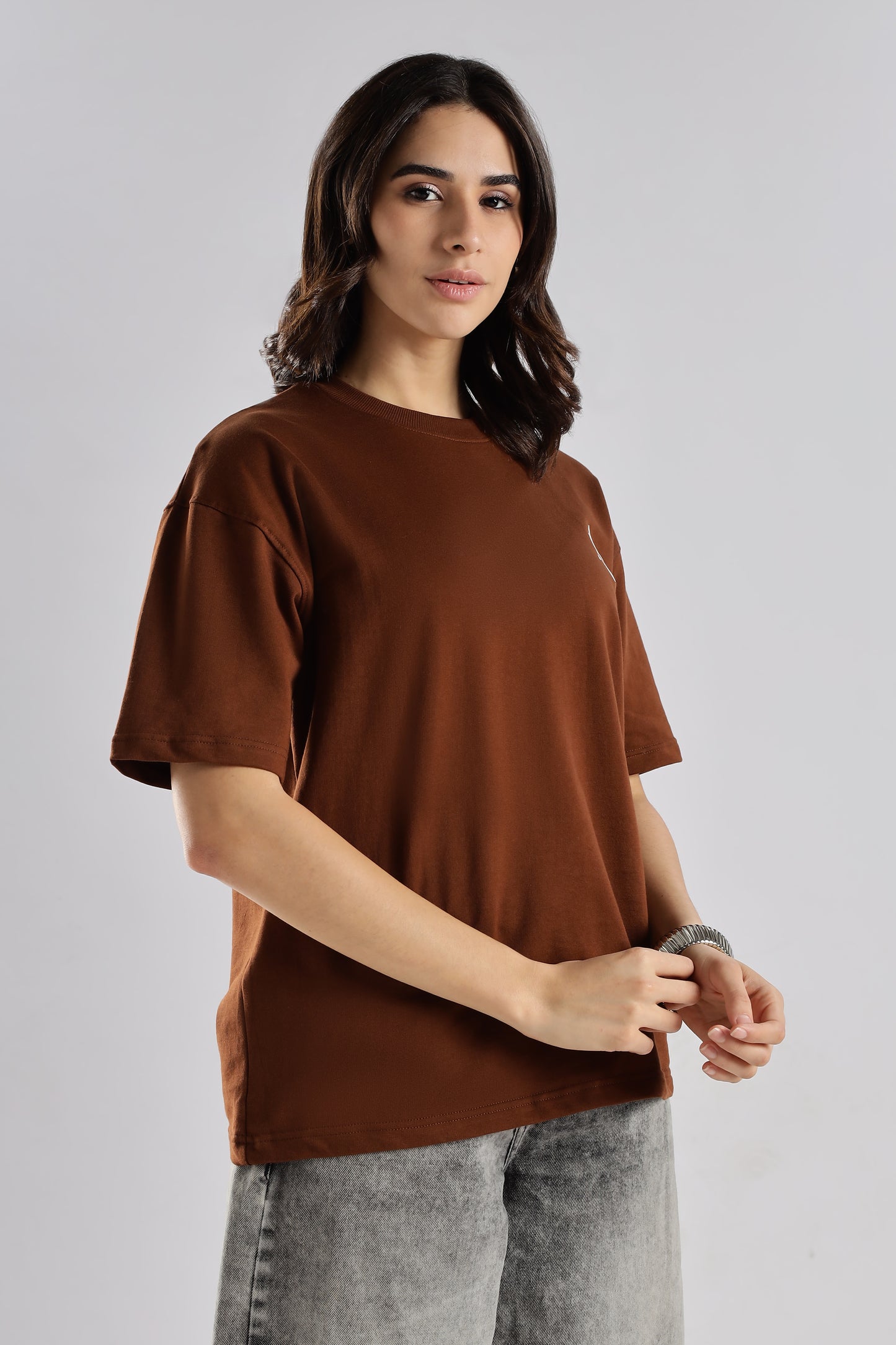 MONOLOGO SERIES - BROWN EDITION - Relaxed Fit Cotton T-Shirt