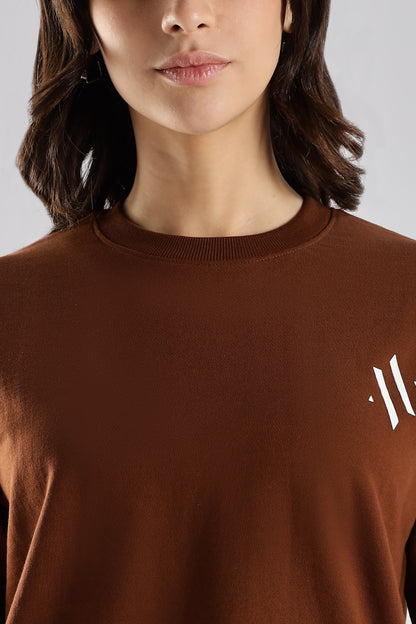 MONOLOGO SERIES - BROWN EDITION - Relaxed Fit Cotton T-Shirt