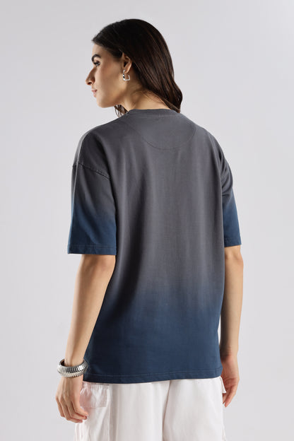 GRAVITY FADE – Bold Contrast Cotton Tee - Relaxed Fit Cotton T-Shirt