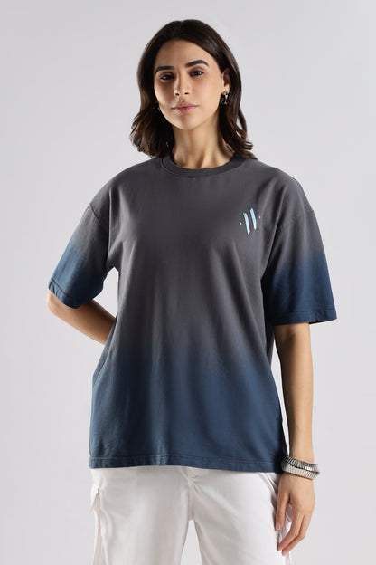 GRAVITY FADE – Bold Contrast Cotton Tee - Relaxed Fit Cotton T-Shirt