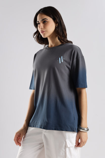 GRAVITY FADE – Bold Contrast Cotton Tee - Relaxed Fit Cotton T-Shirt