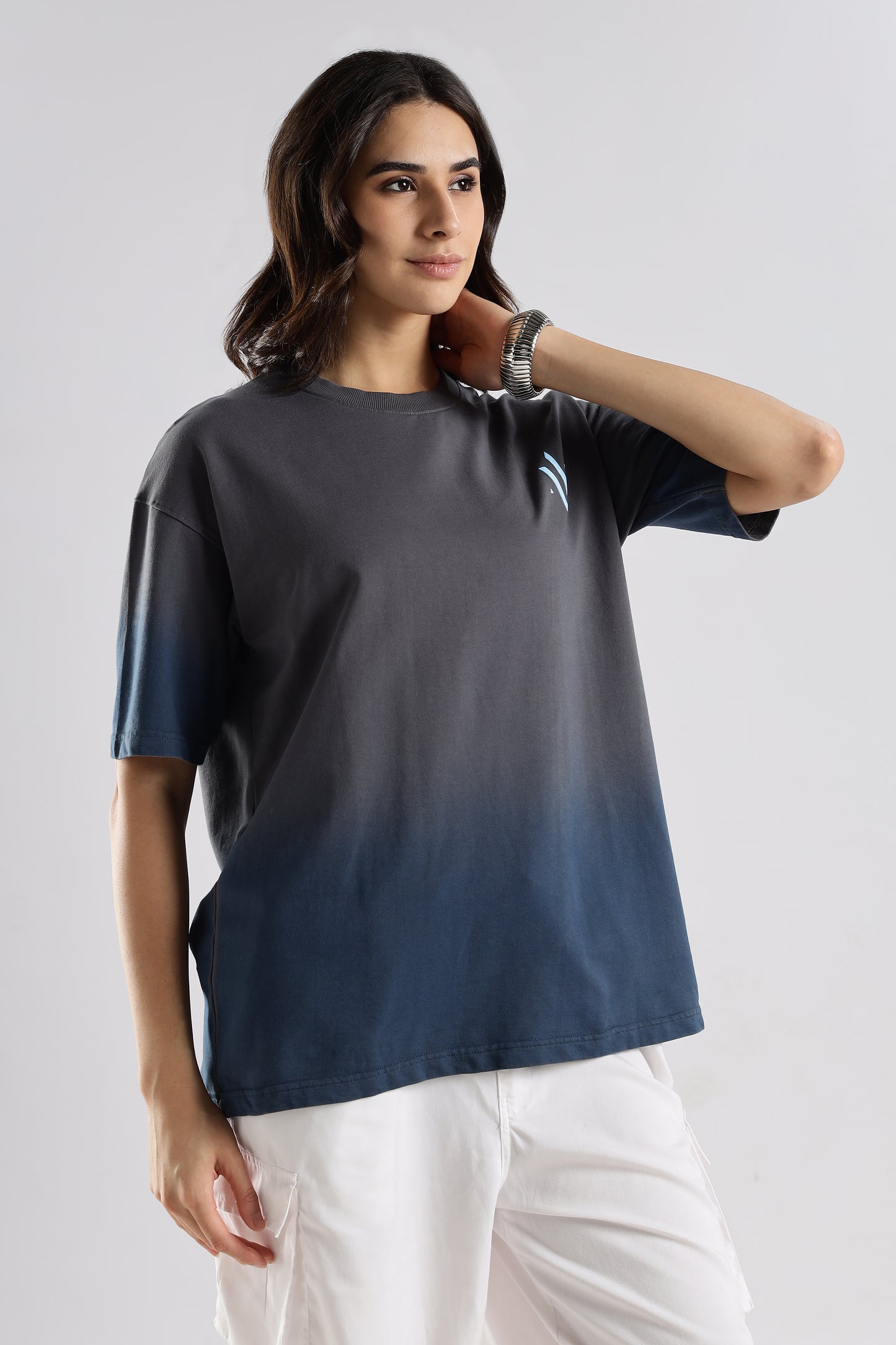 GRAVITY FADE – Bold Contrast Cotton Tee - Relaxed Fit Cotton T-Shirt