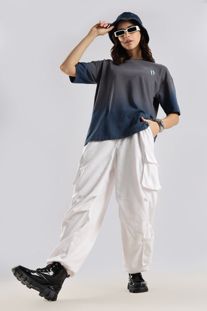 GRAVITY FADE – Bold Contrast Cotton Tee - Relaxed Fit Cotton T-Shirt
