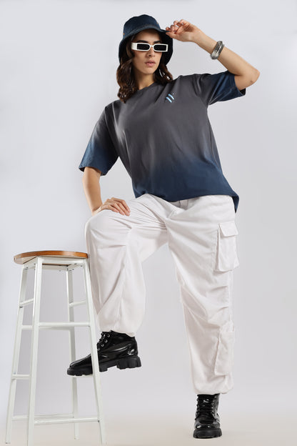 GRAVITY FADE – Bold Contrast Cotton Tee - Relaxed Fit Cotton T-Shirt