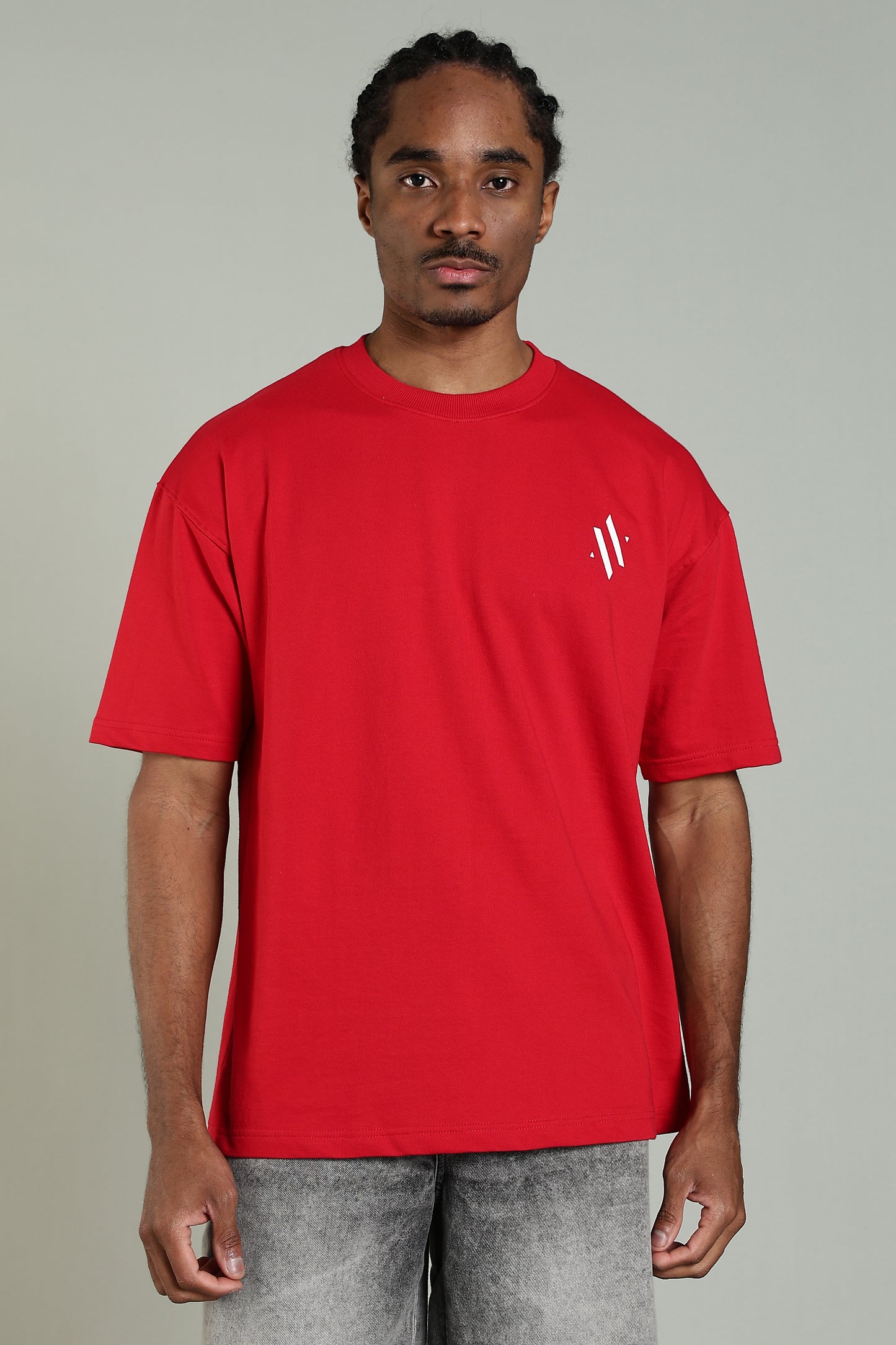 REDCORE - CLEAN LOGO TEE - Relaxed Fit Cotton T-Shirt