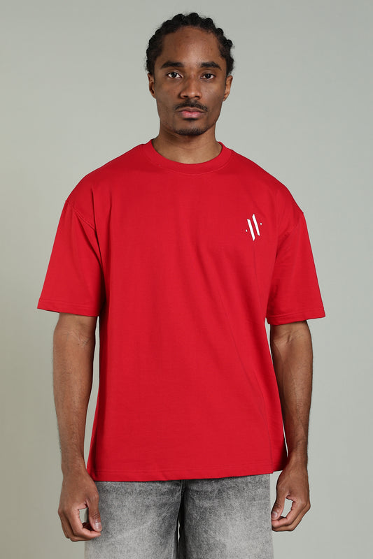 REDCORE - CLEAN LOGO TEE - Relaxed Fit Cotton T-Shirt