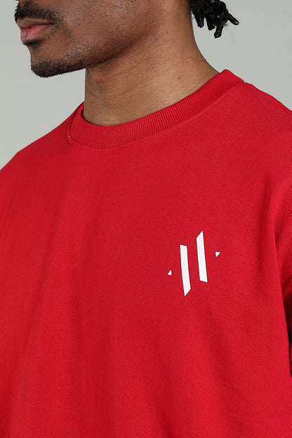 REDCORE - CLEAN LOGO TEE - Relaxed Fit Cotton T-Shirt