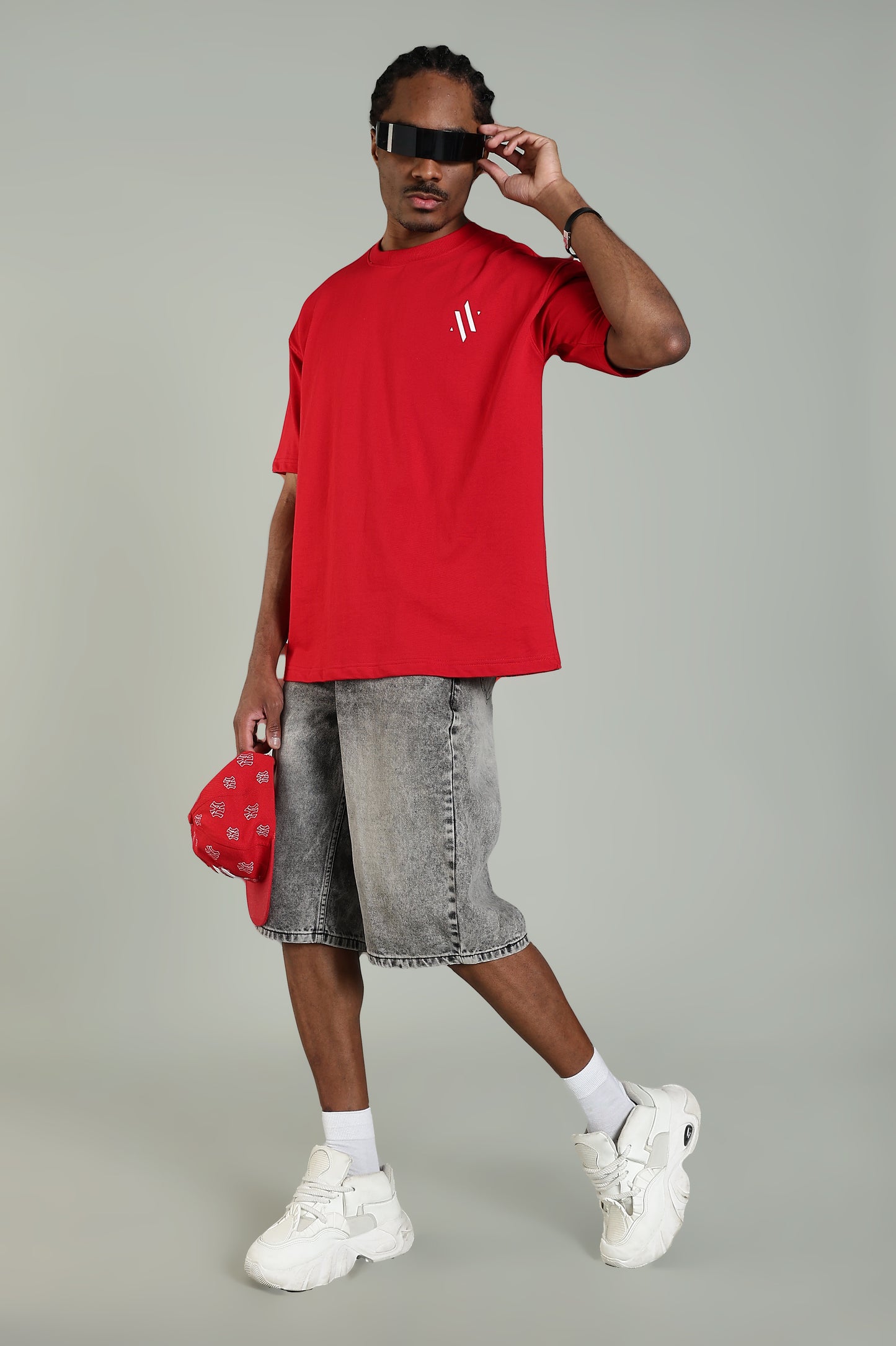 REDCORE - CLEAN LOGO TEE - Relaxed Fit Cotton T-Shirt