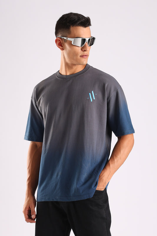 GRAVITY FADE – Bold Contrast Cotton Tee - Relaxed Fit Cotton T-Shirt